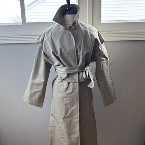 H&M Khaki Women's Trench Coat